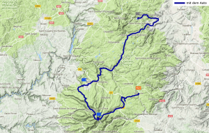 Tagestrecke Vieillevie - Allanche
