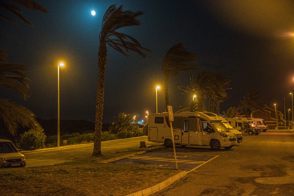Nacht im Sturm
