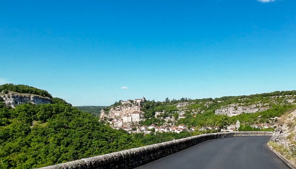 Anfahrt auf Rocamadour